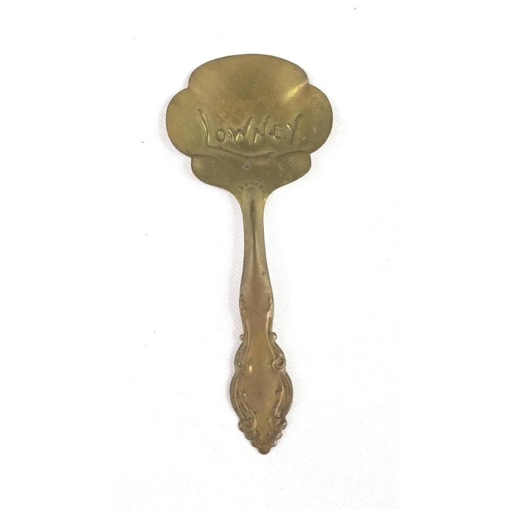 Antique Chocolate Bon Bon Spoon‎ LOWNEY'S 1900 Advertising collectible utensil